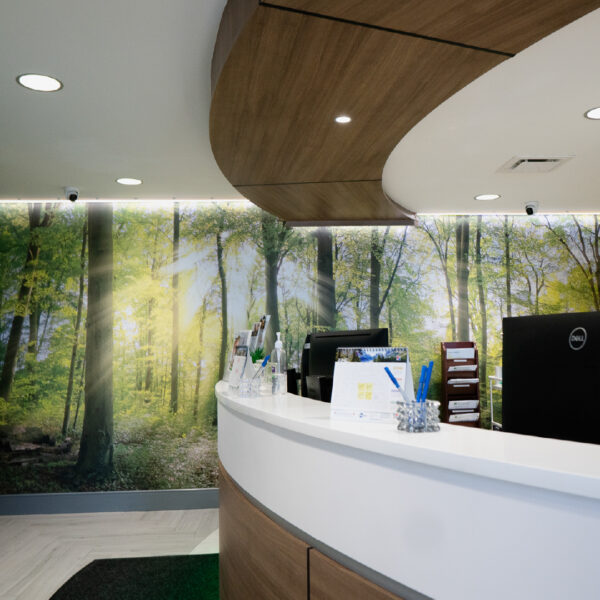 Front Desk area in dental office