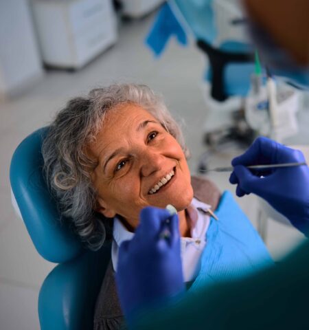 old lady dentures in winnipeg at greenwoods dental centre