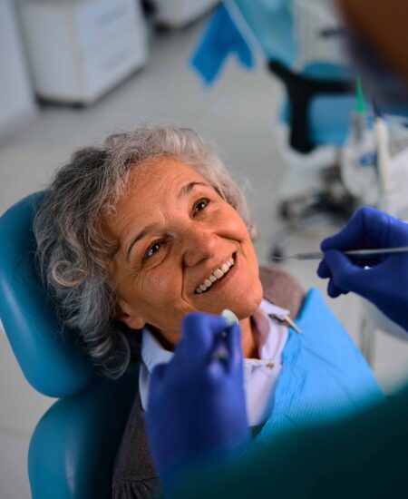 old lady dentures in winnipeg at greenwoods dental centre
