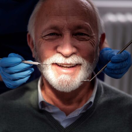 senior unc at dentist