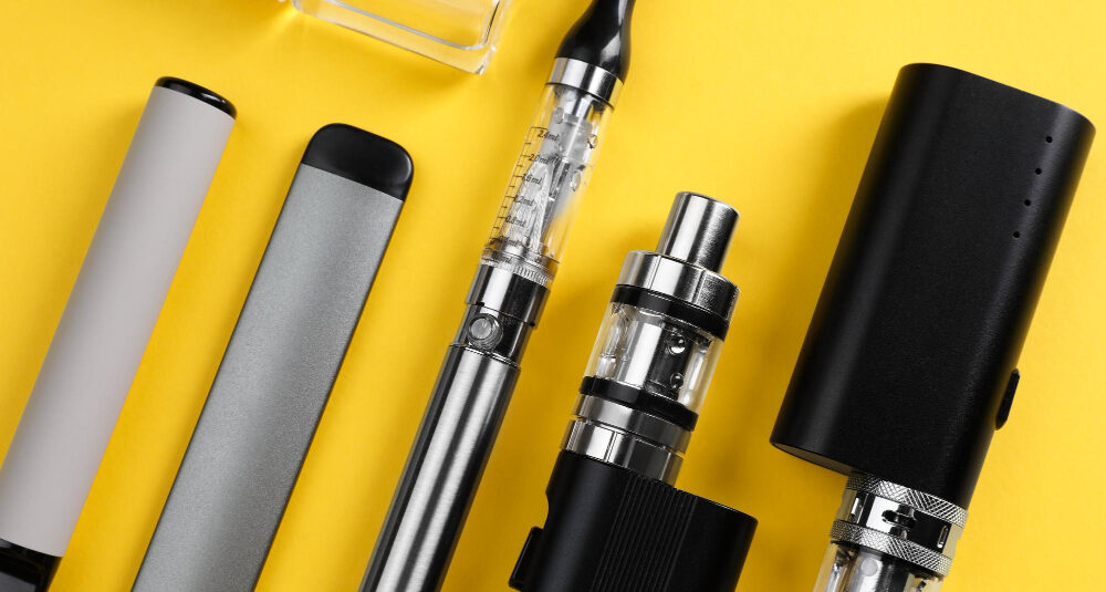 collection of e-cigarettes