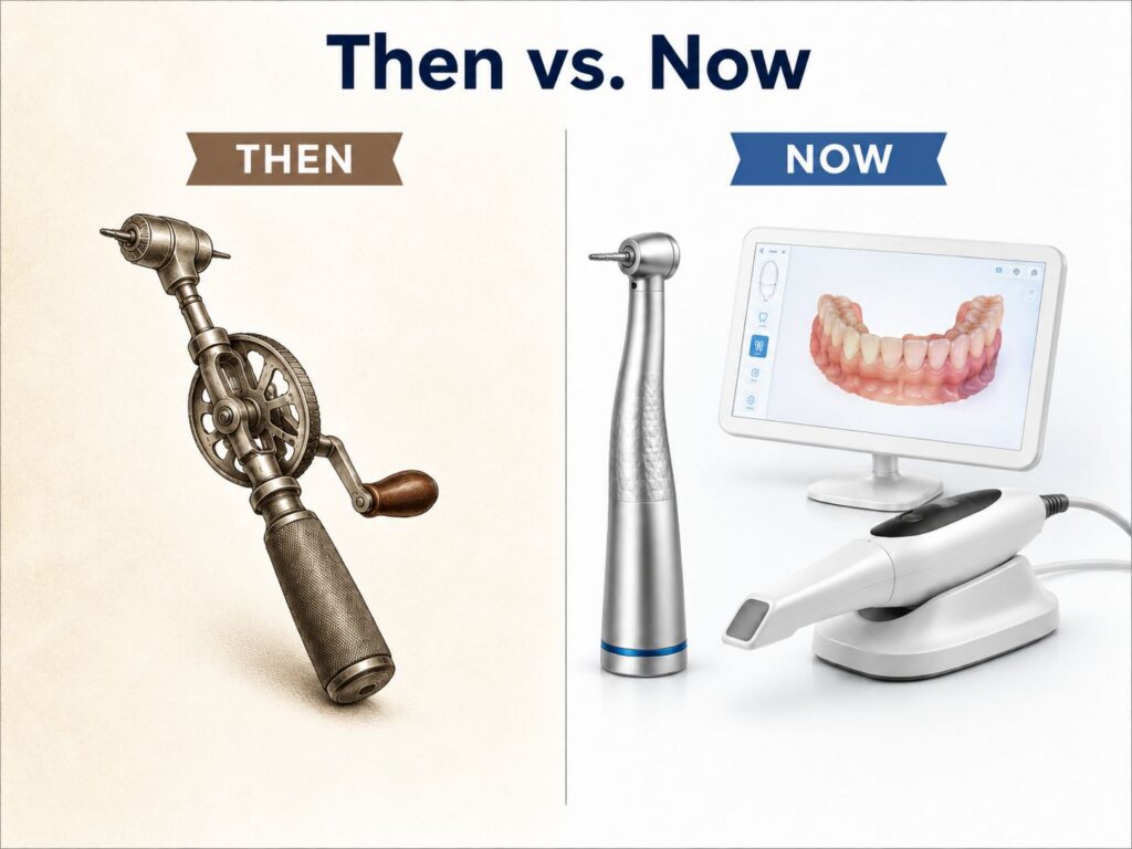 dental tools old versus new
